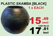 Plastic Ekamba Black-1 x Each