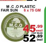 M.C.O Plastic Fair Sun-6 x 75gm