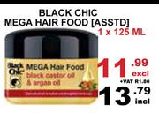 Black Chic Mega Hair Food Asst-1 x 125ml