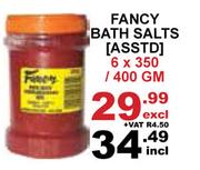 Fancy Bath Salts Asst-6 x 360/400gm