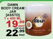 Dawn Body Cream Jar Asst-1 x 400ml