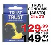 Trust Condoms Asst-24 x 3's