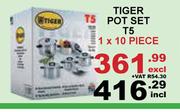 Tiger Pot Set T5-1 x 10 Piece