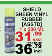 Shield Sheen Vinyl Rubber Asst-1 x 300ml