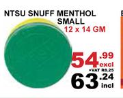 NTSU Snuff Menthol Small-12 x 14gm