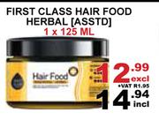 First Class Hair Food Herbal Asst-1 x 125ml