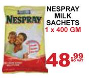 Nespray Milk Sachets-1 x 400gm