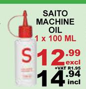 Saito Machine Oil-1 x 100ml