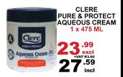 Clere Pure & Protect Aqueous Cream-1 x 475ml