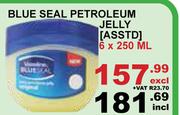 Vaseline Blue Seal Petroleum Jelly Asst-6 x 250ml