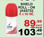 Shield Roll On Asst-6 x 50ml