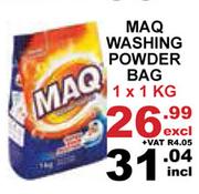 Maq Washing Powder Bag-1 x 1Kg