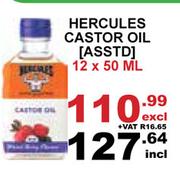 Hercules Castor Oil Asst-12 x 50ml