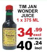 Tim Jan Wonder Juice-1 x 375ml