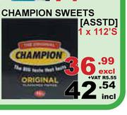 Champion Sweets Asst-1 x 112's
