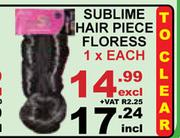Sublime Hair Piece Floress-1 x Each