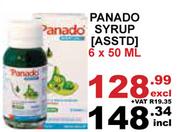 Panado Syrup Asst-6 x 50ml