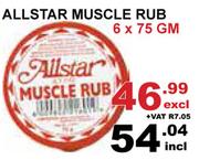 All Star Muscle Rub-6 x 75gm