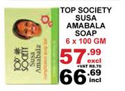 Top Society Susa Amabala Soap-6 x 100gm