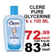 Clere Pure Glycerine-6 x 100ml