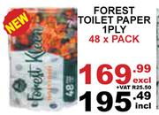 Forest Toilet Paper 1 Ply-48 Pack