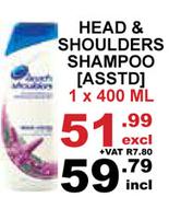 Head & Shoulders Shampoo Assorted-400ml