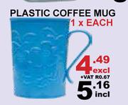 Plastic Coffee Mug-Each