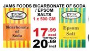 Jams Foods Bicarbonate Of Soda/Epsom Salts-500g