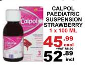 Calpol Paediatric Suspension Strawberry-1 x 100ml