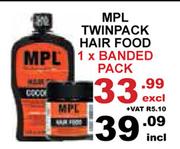 MPL Twinpack Hair Food Banded Pack