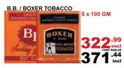 B.B/Boxer Tobacco-5 x 100g