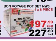 Bon Voyage Pot Set NW3-6 Pieces
