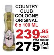 Country Club Cologne Original-6 x 100ml