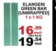 Elangeni Green Bar Unwrapped-1Kg