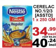 Nestle Cerelac No.1/2/3 Assorted-250g