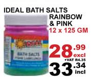 Ideal Bath Salts Rainbow & Pink-12 x 125g