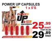 Power Up Capsules-1 x 5's