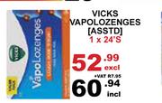 Vicks Vapo Lozenges Assorted-1 x 24's