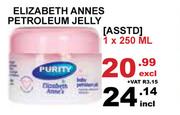 Elizabeth Anne Petroleum Jelly Assorted-250ml