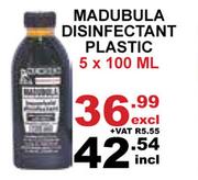 Madubula Disinfectant Plastic-5 x 100ml