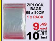Ziplock Bags 65 x 80cm-1 x Pack