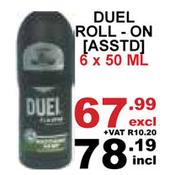 Duel Roll On Assorted-6 x 50ml