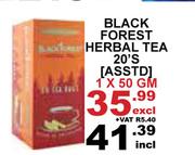 Black Forest Herbal Tea Assorted-20's x 50g