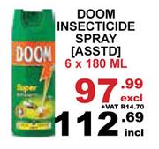 Doom Insecticide Spray Assorted-6 x 180ml