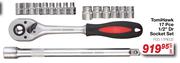 Tomi Hawk 17 Pce 1/2" Dr Socket Set FED.17PIECE-Per Set