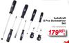 Auto Kraft 8 Pce Screwdriver Set FED.AKM90506-Per Set