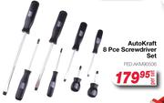 Auto Kraft 8 Pce Screwdriver Set FED.AKM90506-Per Set