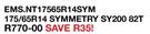 Symmetry SY200 82T 175/65R14 EMS.NT17565R14SYM