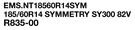 Symmetry SY300 82V 185/60R14 EMS.NT18560R14SYM