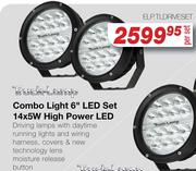 Truck Lamp Combo Light 6" LED Set 14 x 5W High Power LED ELP.TLDRIVESET-Per Set